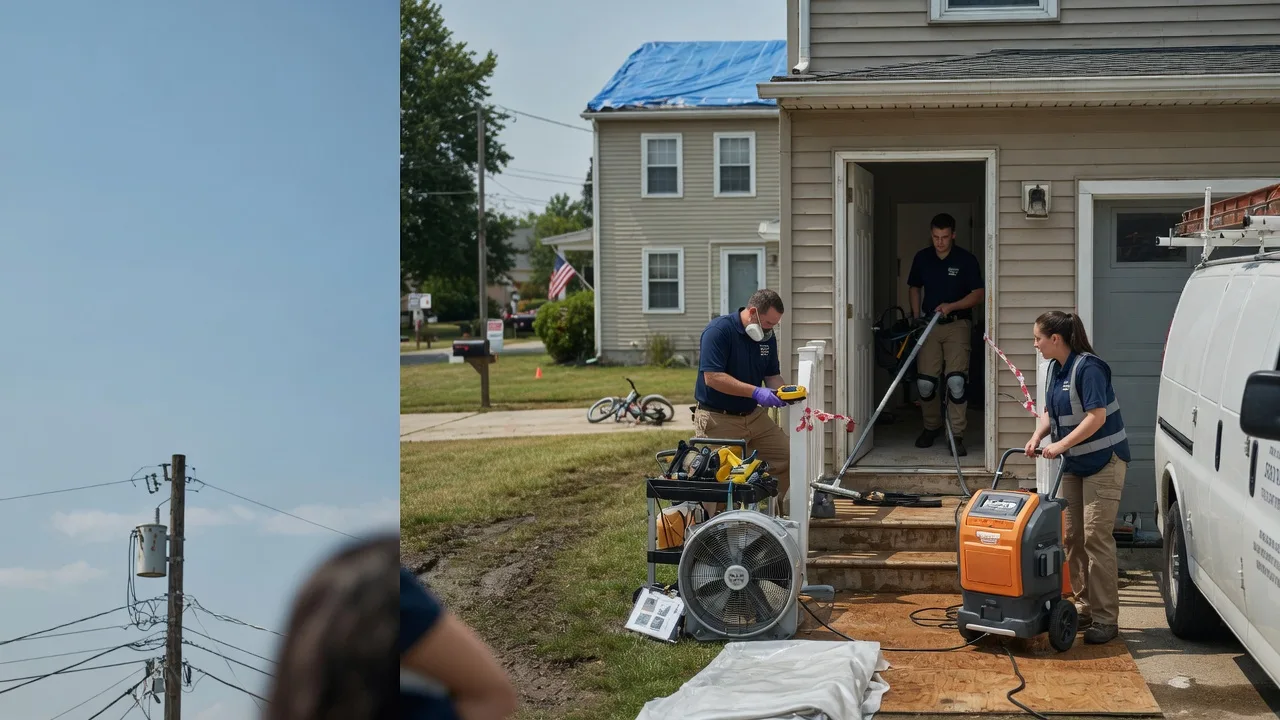 Water Damage Repair in Morral, OH near me